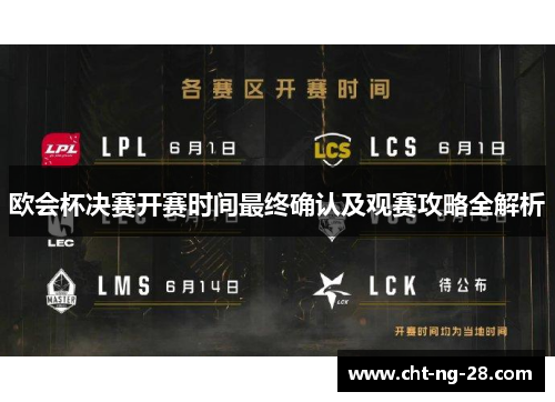 欧会杯决赛开赛时间最终确认及观赛攻略全解析