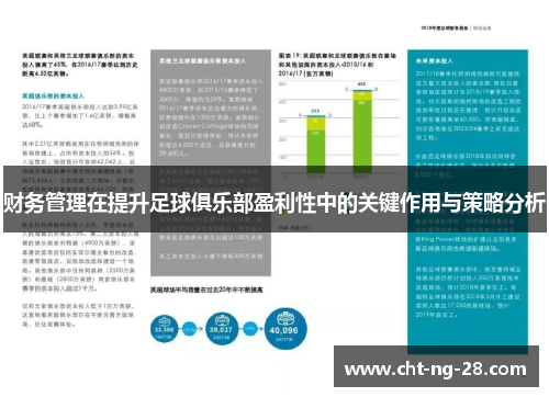 财务管理在提升足球俱乐部盈利性中的关键作用与策略分析 财务管理在提升足球俱乐部盈利性中的关键作用与策略分析